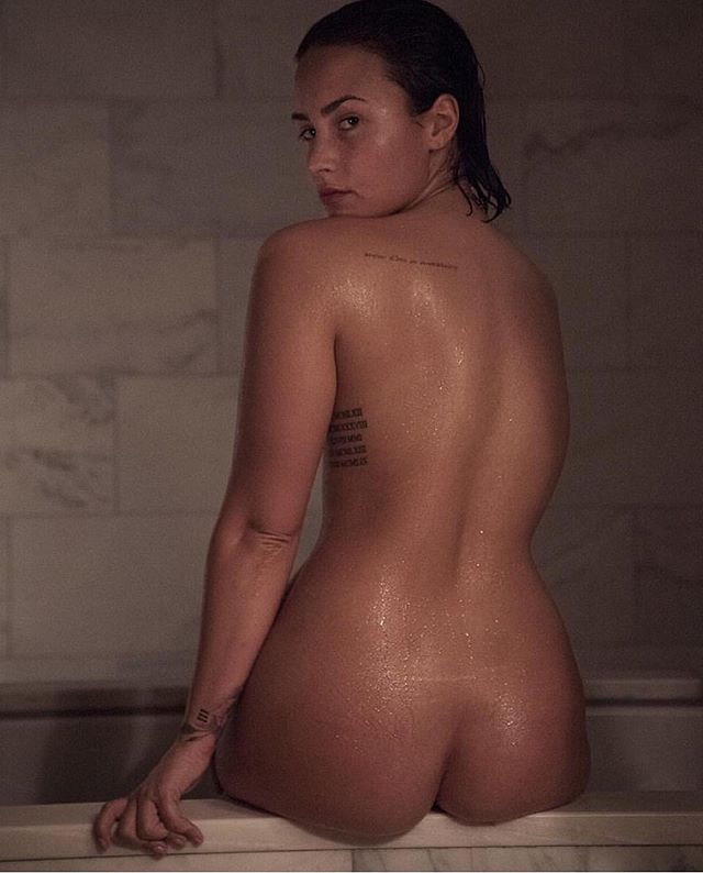 Demi Lovato nude on Instagram